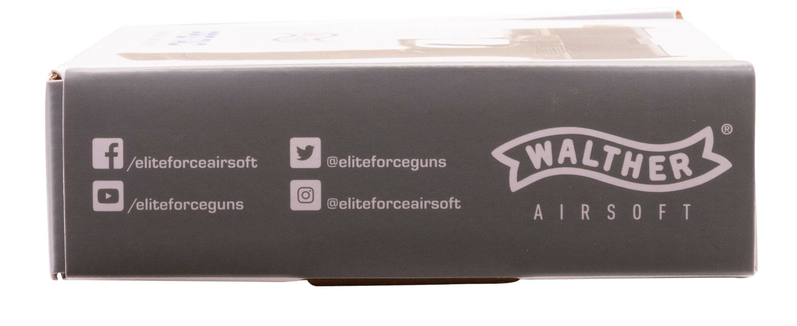 Walther Walther PPQ GBB 6mm Blowback Airsoft Pistol - 22 Rounds, Dark Earth Brown