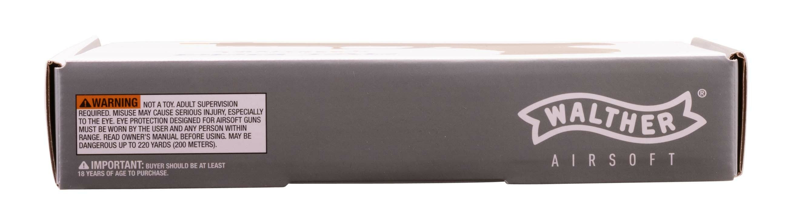 Walther Walther PPQ GBB 6mm Blowback Airsoft Pistol - 22 Rounds, Dark Earth Brown