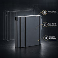 Airsoft Rifle Magazine WELL 30rd Magazine for MB4404, MB4405, MB4410 & MB4411 Airsoft Sniper Rifles