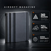 Airsoft Rifle Magazine WELL 30rd Magazine for MB4404, MB4405, MB4410 & MB4411 Airsoft Sniper Rifles