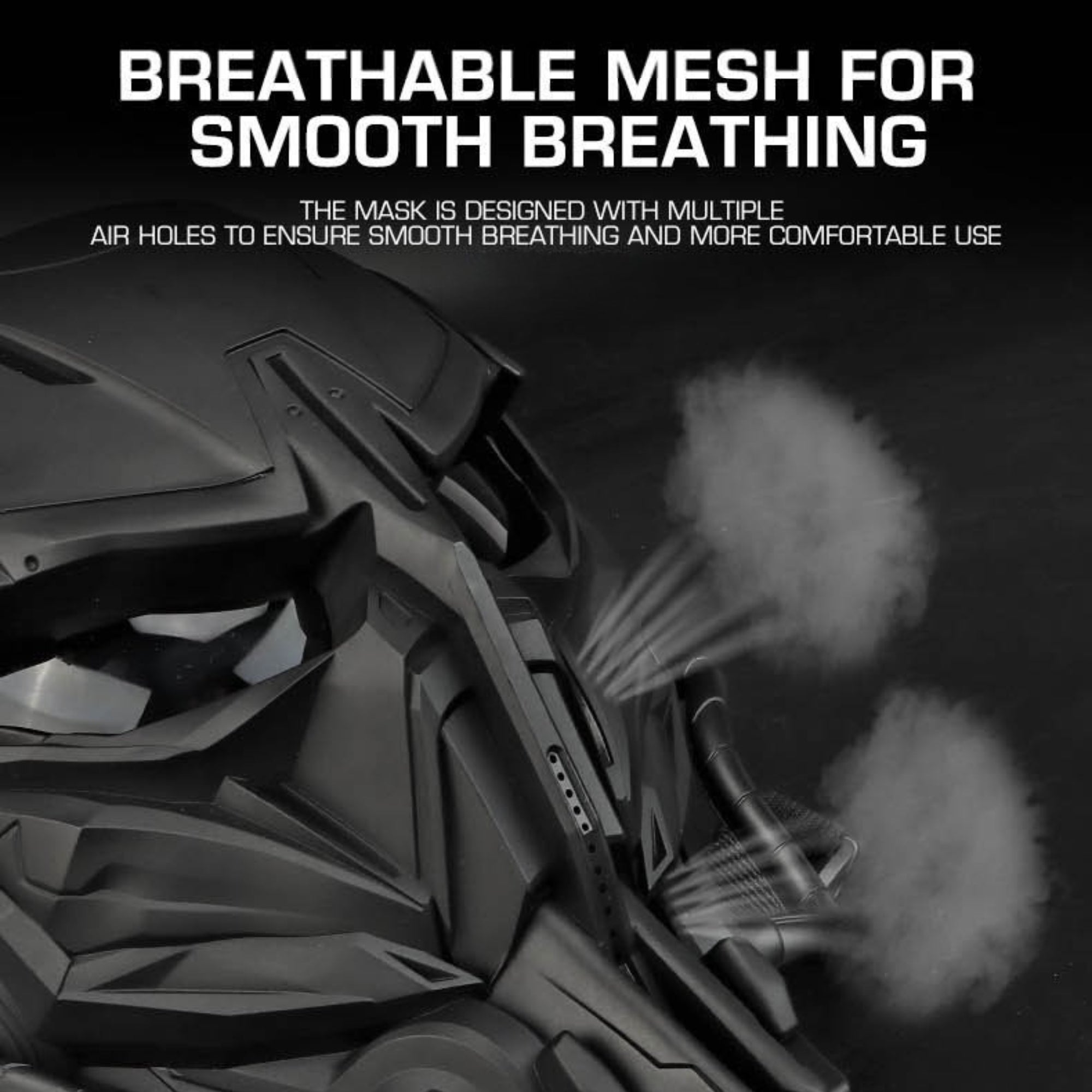 Airsoft Mask Wosport Chastener II Predator Airsoft Mask - Black