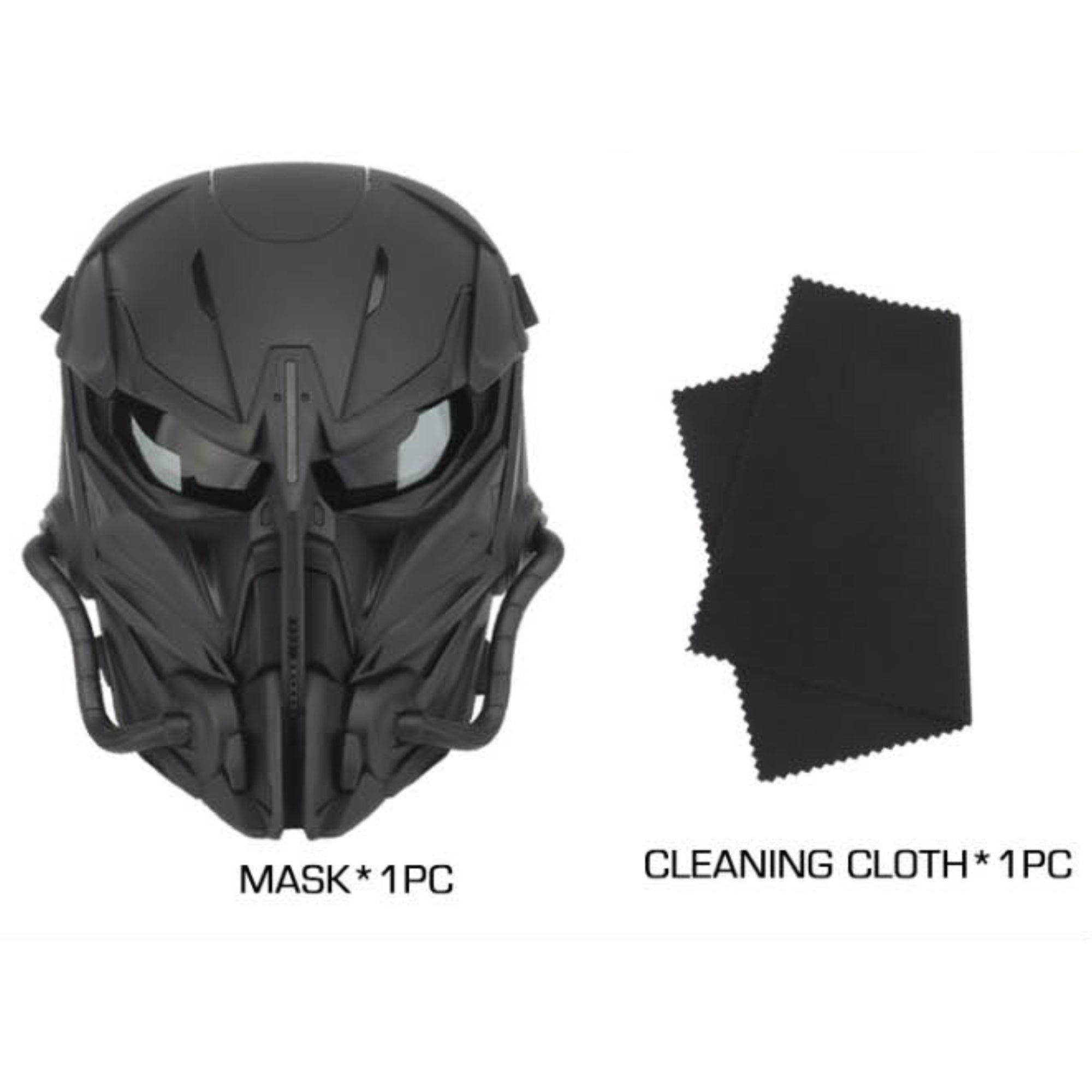 Airsoft Mask Wosport Chastener II Predator Airsoft Mask - Black