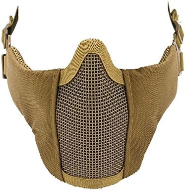 WoSport Wosport Half-Skull Airsoft Mesh Mask for Lower Face Protection.