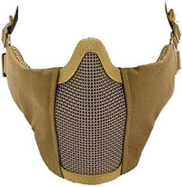 WoSport Wosport Half-Skull Airsoft Mesh Mask for Lower Face Protection.