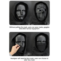 Airsoft Mask Wosport Skull Messenger Adjustable Airsoft Mask